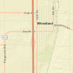 Wheatland Street Map