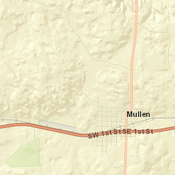 Mullen Street Map