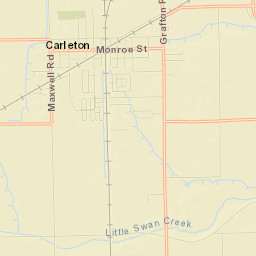 Carleton Street Map
