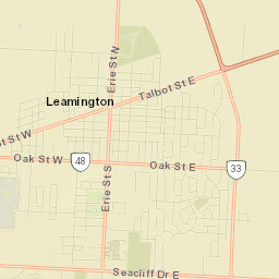 Leamington Street Map