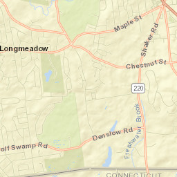 East Longmeadow Street Map