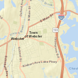 Webster Street Map