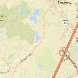 Foxborough Street Map