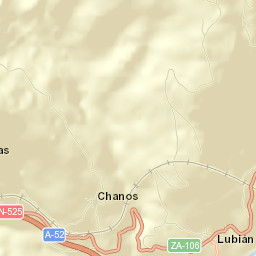 Lubián Street Map