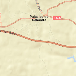 Palacios de Sanabria Street Map