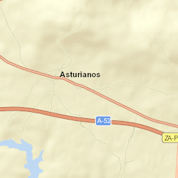 Asturianos Street Map