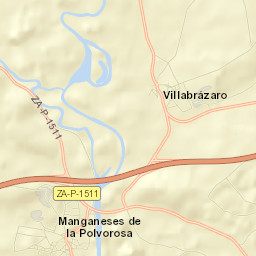 Manganeses de la Polvorosa Street Map