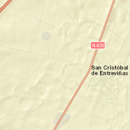San Cristóbal de Entreviñas Street Map