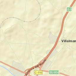 Villalmanzo Street Map