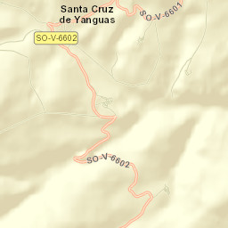 Santa Cruz de Yanguas Street Map