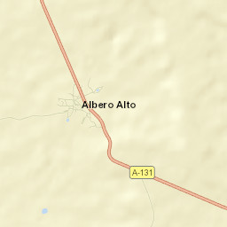 Albero Alto Street Map
