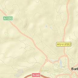 Barbastro Street Map