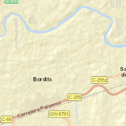 Bordils Street Map