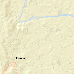 Foixà Street Map