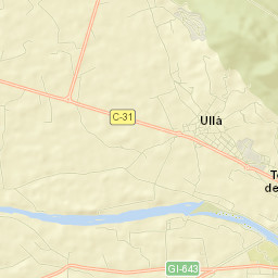 Ullà Street Map