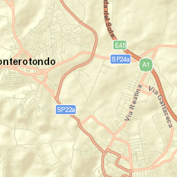 Monterotondo Street Map