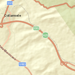 Collarmele Street Map