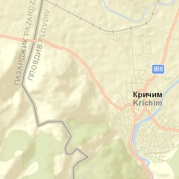 Krichim Street Map