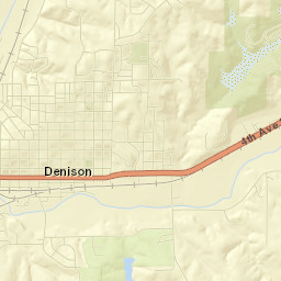 Denison Street Map