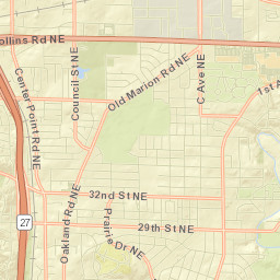 Cedar Rapids Street Map