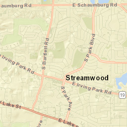 Streamwood Street Map
