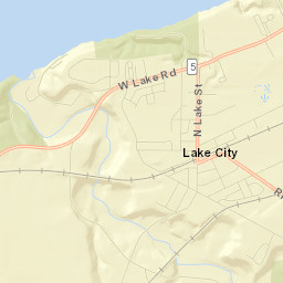 Lake City Street Map