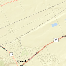 Girard Street Map