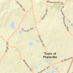 Plainville Street Map