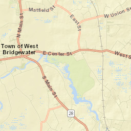 West Bridgewater Street Map