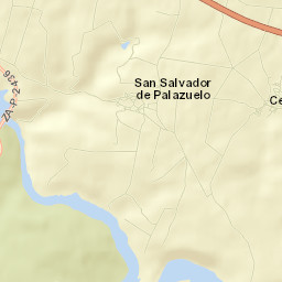 Cernadilla Street Map