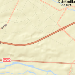 Quintanilla de Urz Street Map