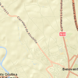 Benavente Street Map