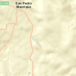 San Pedro Manrique Street Map