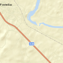 Fontellas Street Map