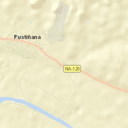 Fustiñana Street Map
