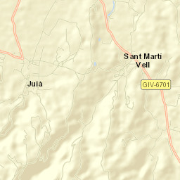 Sant Martí Vell Street Map