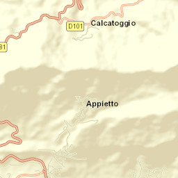 Appietto Street Map