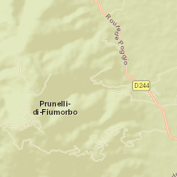 Prunelli-di-Fiumorbo Street Map