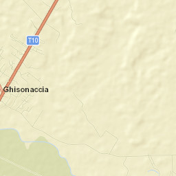 Ghisonaccia Street Map