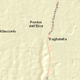 Ponton dell'Elce Street Map