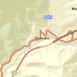 Vicovaro Street Map