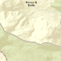 Rocca di Botte Street Map