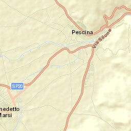 San Benedetto dei Marsi Street Map