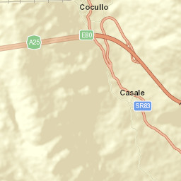 Cocullo Street Map