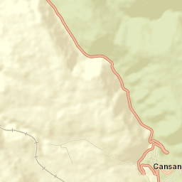 Cansano Street Map