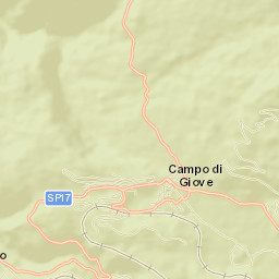 Campo di Giove Street Map