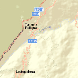 Lettopalena Street Map