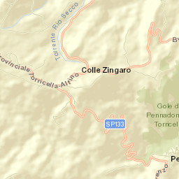 Pennadomo Street Map