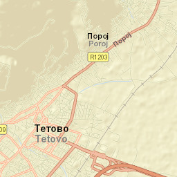 Poroj Street Map