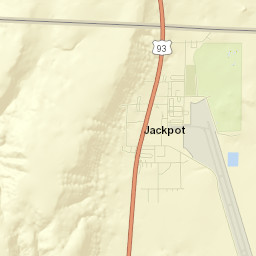 Jackpot Street Map